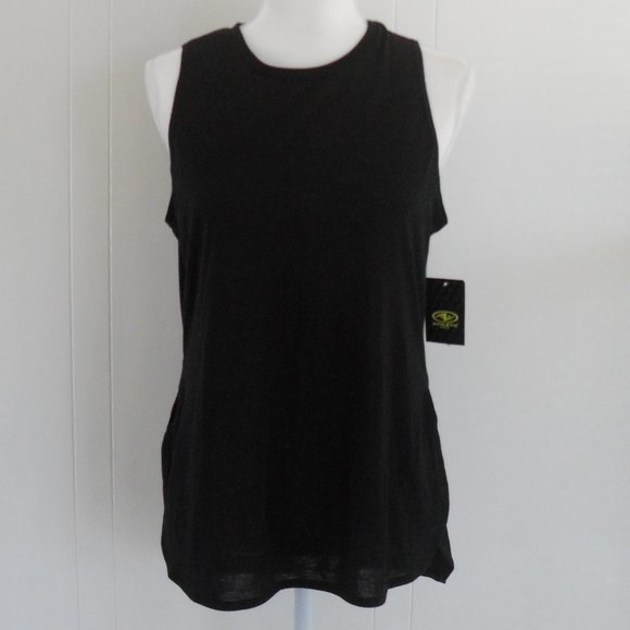 Athletic Works Black Workout Top - Picture 2 of 7